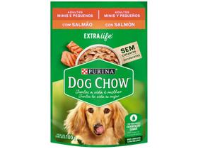 Ração Úmida para Cachorro Adulto Sachê Dog Chow - ExtraLife Salmão 100g