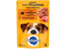 Ração Úmida para Cachorro Adulto Sachê - Pedigree Cordeiro ao Molho 100g