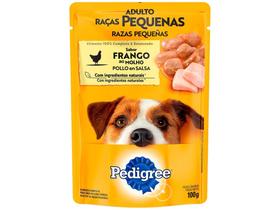 Ração Úmida para Cachorro Adulto Sachê - Pedigree Frango ao Molho 100g