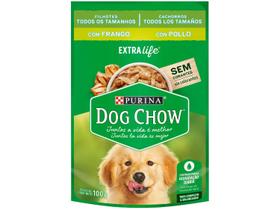 Ração Úmida para Cachorro Filhote Sachê Dog Chow - ExtraLife Frango 100g
