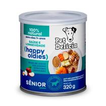 Ração Úmida Para Cães Pet Delicia Sênior 7+ 320G