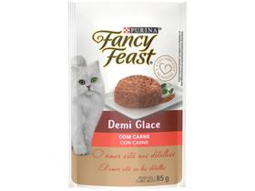 Ração Úmida para Gato Adulto Sachê Fancy Feast - Demi Glace Carne 85g