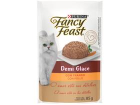 Ração Úmida para Gato Adulto Sachê Fancy Feast - Demi Glace Frango 85g