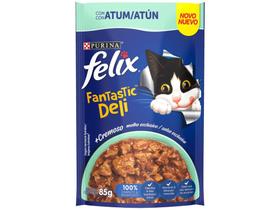 Ração Úmida para Gato Adulto Sachê Felix - Fantastic Deli Atum 85g