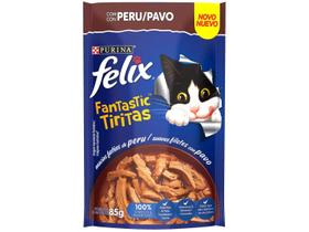 Ração Úmida para Gato Adulto Sachê Felix - Fantastic Tiritas Peru 85g