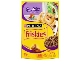 Ração Úmida para Gato Adulto Sachê Friskies Cordeiro ao Molho 85g