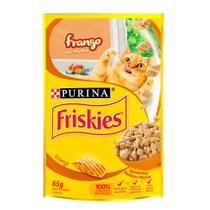 Ração Úmida para Gato Friskies Adulto Sabor Frango ao Molho em Sachê 85g