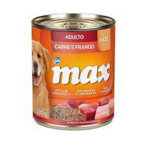 Ração Úmida Patê Max Cães Adultos Carne e Frango 280g - 1 unidade
