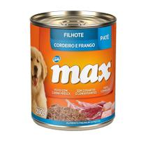 Ração umida Patê Max Cães Filhotes Sabor Cordeiro e Frango 280g