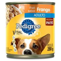 Ração Úmida Patê Pedigree Pate Frango Lata 280G