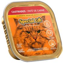 Ração Úmida Patê Special Cat Patê Carne para Gatos Castrados - 100 g