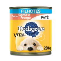 Ração Úmida Pedigree Lata Patê de Carne e Frango para Cães Filhotes 280g Ração Úmida Pedigree Lata Patê de Carne e Frango para Cães Filhotes 280g
