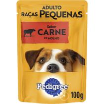 Ração Úmida Pedigree Sachê Carne ao Molho para Cães Adultos 100 g Ração Úmida Pedigree Sachê Carne ao Molho para Cães Adultos 100 g