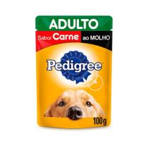Ração Úmida Pedigree Sachê Carne ao Molho para Cães Adultos 100 g Ração Úmida Pedigree Sachê Carne ao Molho para Cães Adultos 100 g