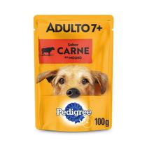 Ração Úmida Pedigree Sachê Carne ao Molho para Cães Adultos Sênior 7+ Anos 100 g Ração Úmida Pedigree Sachê Carne ao Molho para Cães Adultos Sênior 7+ Anos 100 g