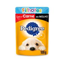 Ração Úmida Pedigree Sachê Carne ao Molho para Cães Filhotes 100 g