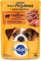 Ração Úmida Pedigree Sachê Cordeiro ao Molho para Cães Adulto Raça Pequena 100g Ração Úmida Pedigree Sachê Cordeiro ao Molho para Cães Adulto Raça Pequena 100g