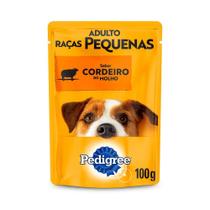 Ração Úmida Pedigree Sachê Cordeiro ao Molho para Cães Adultos de Raças Pequenas 100 g Ração Úmida Pedigree Sachê Cordeiro ao Molho para Cães Adultos de Raças Pequenas 100 g