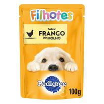 Ração Úmida Pedigree Sachê Frango ao Molho para Cães Filhotes - 100 g