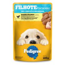 Ração Úmida Pedigree Sachê Sabor Frango ao Molho para Cães Filhotes 100g