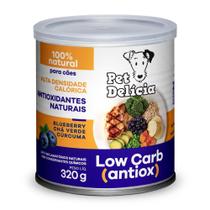 Ração Úmida Pet Delícia Antioxidante Low Carb Cães 320G