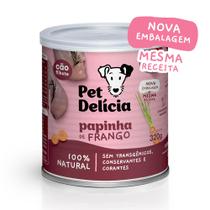 Ração Úmida Pet Delícia Cães Papinha De Frango - 320g