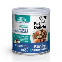 Ração Úmida Pet Delícia Cães Sênior Happy Oldies - 320g