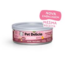 Ração Úmida Pet Delícia Gato Papinha De Frango - 110g - PET DELICIA