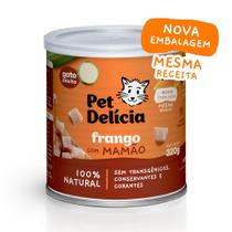 Ração Úmida Pet delícia Gatos Frango com Mamão 320g Ração Úmida Pet delícia Gatos Frango com Mamão 320g