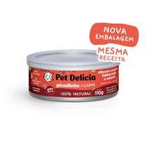 Ração Úmida Pet Delícia Gatos Picadinho de Carne - 110g - PET DELICIA