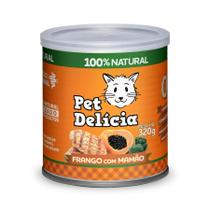 Ração Úmida Pet Delícia Gatos Sabor Frango com Mamão 320g Ração Úmida Pet Delícia Gatos Sabor Frango com Mamão 320g