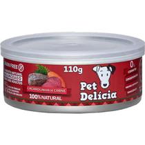 Ração Úmida Pet Delícia Natural Caçarolinha De Carne 110G