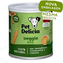 Ração Úmida Pet Delícia Natural Veggie Dog para Cães Ração Úmida Pet Delícia Natural Veggie Dog para Cães