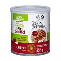 Ração Úmida Pet Delícia para Cães Sabor Frango e Maçã Light 320g - 1 unidade