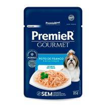 Ração Úmida Premier Gourmet Cães Pequeno Porte Frango E Arroz Integral 85g