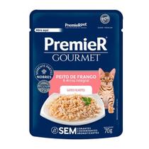 Ração Úmida Premier Gourmet Gatos Filhotes Frango E Arroz Integral - 70g