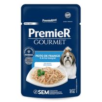 Ração Úmida Premier Gourmet Para Cães Sabor Peito de Frango e Arroz Integral 85g