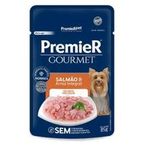 Ração Úmida Premier Gourmet Para Cães Sabor Salmão e Arroz Integral 85 g