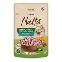 Ração Úmida Premier Nattu Sachê Cães Adultos Frango e Abóbora 85g