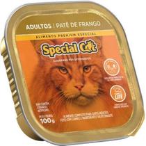 Ração Úmida Premium Special Cat para Gatos Adultos sabor Patê de Frango 100g