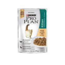 Ração Úmida Proplan para Gatos Kitten Sachê sabor Frango 85g - 1 unidade - Purina / Proplan