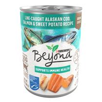 Ração Úmida Purina Beyond para Cães - Bacalhau, Salmão e Batata Doce (390g x 12)