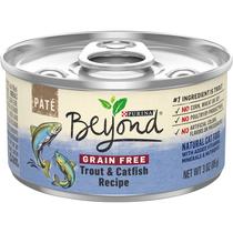 Ração Úmida Purina Beyond para Gatos - Pate de Truta e Bagre (85g - Pacote com 12)