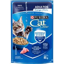 Ração Úmida Purina Cat Chow para Gatos Adultos sabor Frango 85g