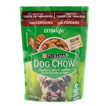 Ração Úmida Purina Dog Chow Sachê para Cães Adultos sabor Cordeiro 100g