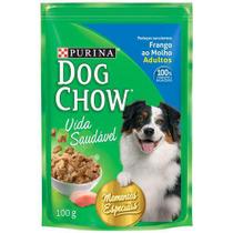 Ração Úmida Purina Dog Chow Sachê para Cães Adultos sabor Frango 100g