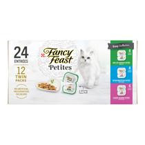 Ração Úmida Purina Fancy Feast Gourmet Petites Gravy - 24 Porções (12 Banheiras) - 2,8 onças cada Ração Úmida Purina Fancy Feast Gourmet Petites Gravy - 24 Porções (12 Banheiras) - 2,8 onças cada