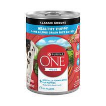 Ração Úmida Purina ONE Plus Cordeiro e Arroz - 370g (Pacote com 12)