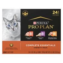 Ração Úmida Purina Pro Plan Complete Essentials para Gatos - 85g (24 Unidades)