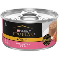 Ração Úmida Purina Pro Plan Pate High Protein Senior 11+ para Gatos - Salmão e Atum (85g - 24 Unidades)